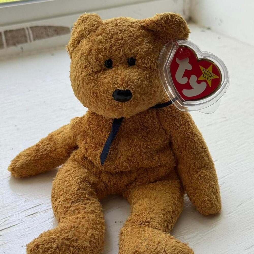 Ty Beanie Baby Fuzz The Bear Vintage Plush Toy